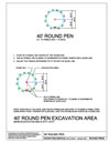 40' Round Pen Dimensions/Excavation