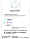 50' Round Pen Dimensions/Excavation