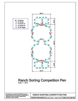 Ranch Sorting Competition Pen