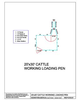 20x30 Cattle Working Pen